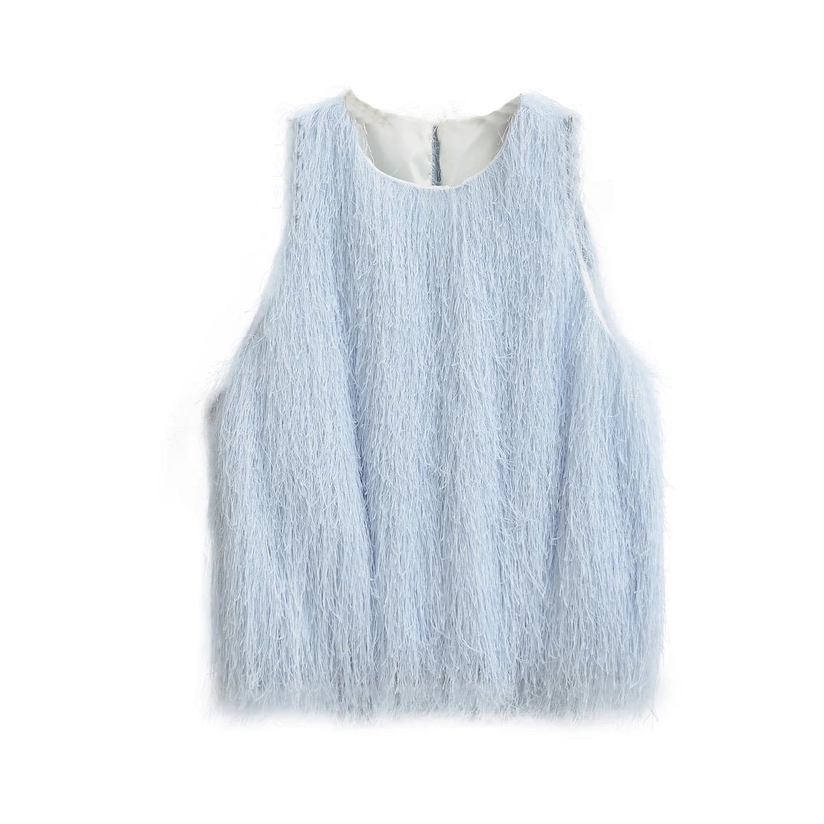 Refined Tassel Vest
