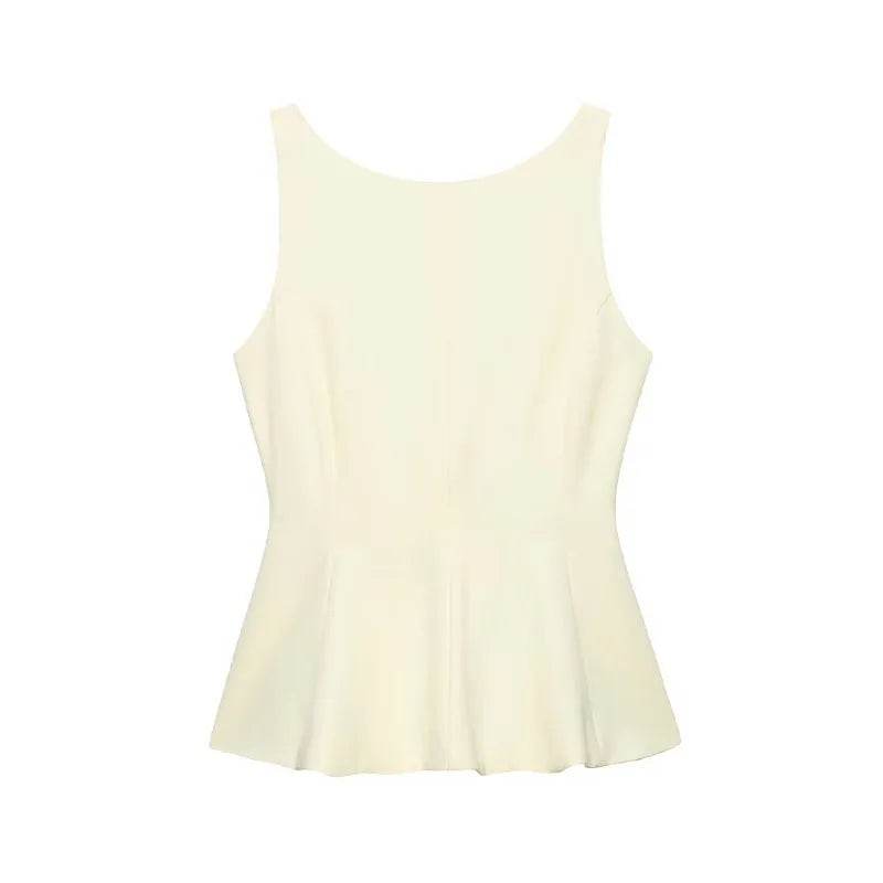 Sleek Bow Detail Tank