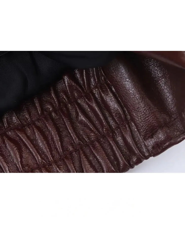 Glossy Leather Jacket