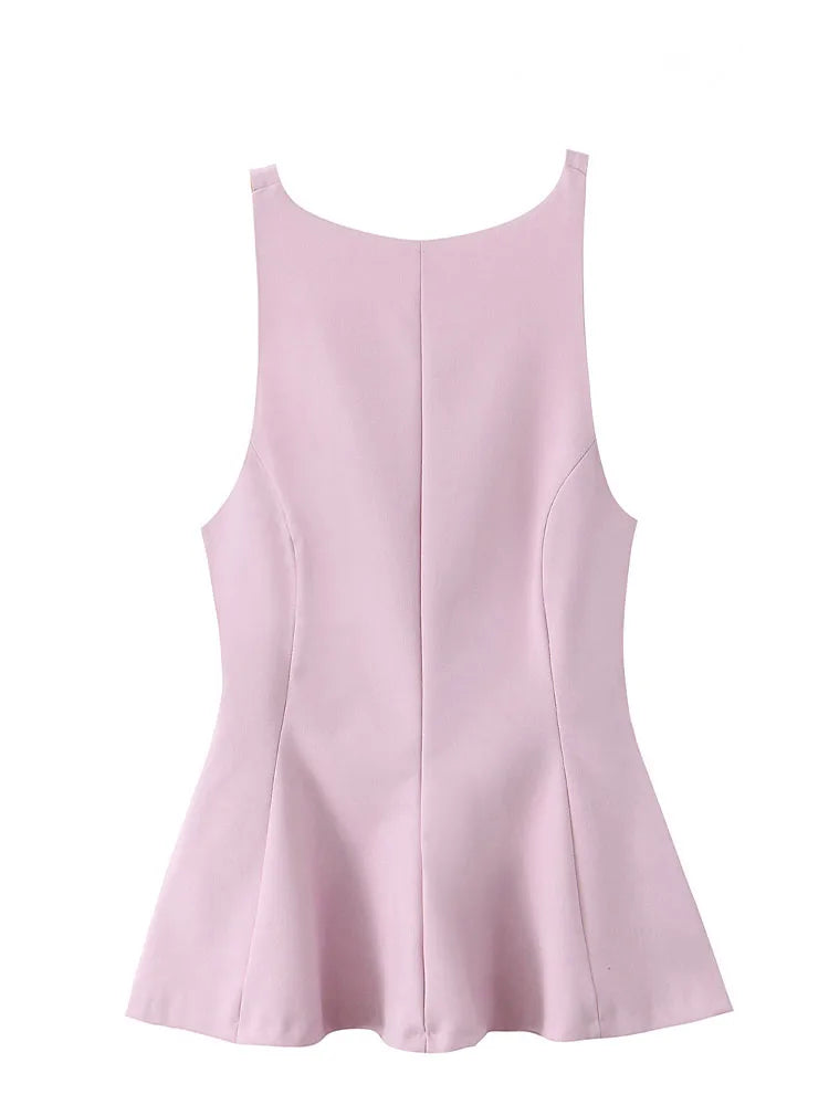 Sleek Bow Detail Tank