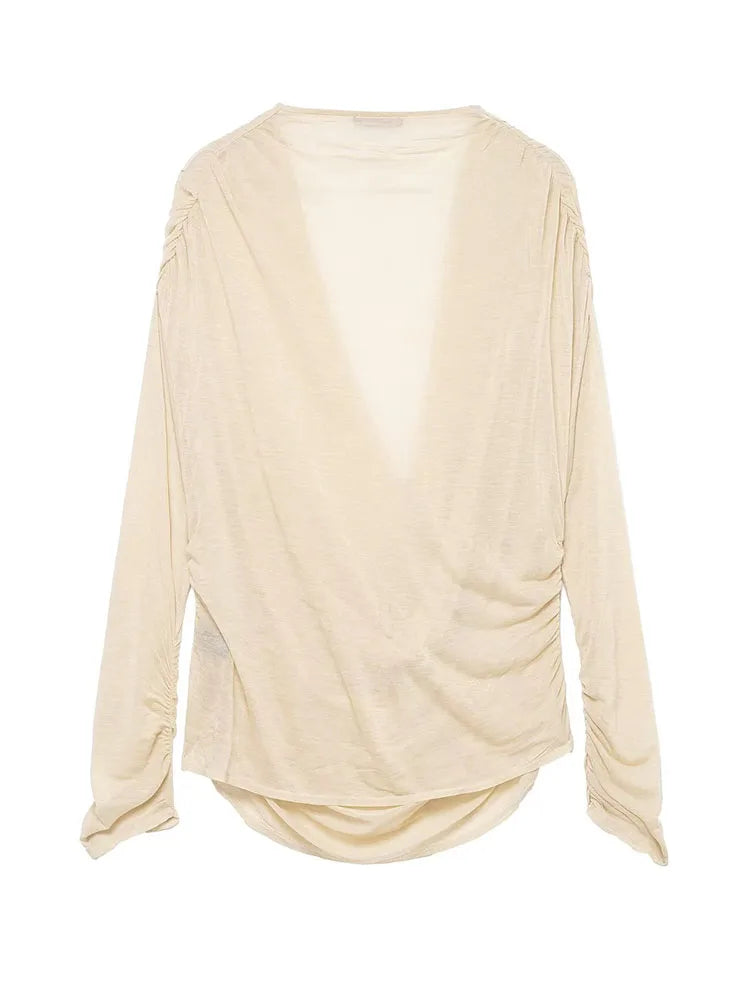 Elegant Pleated Shirt